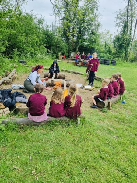 🎉Lunchtime Fun: A Taste of Tradition for VE Day! 🌳🔥